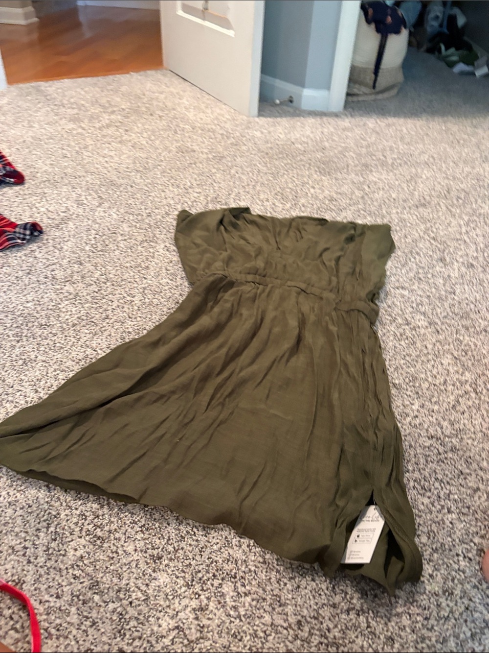 Cupshe Olive Green Lightweight Swim Coverup